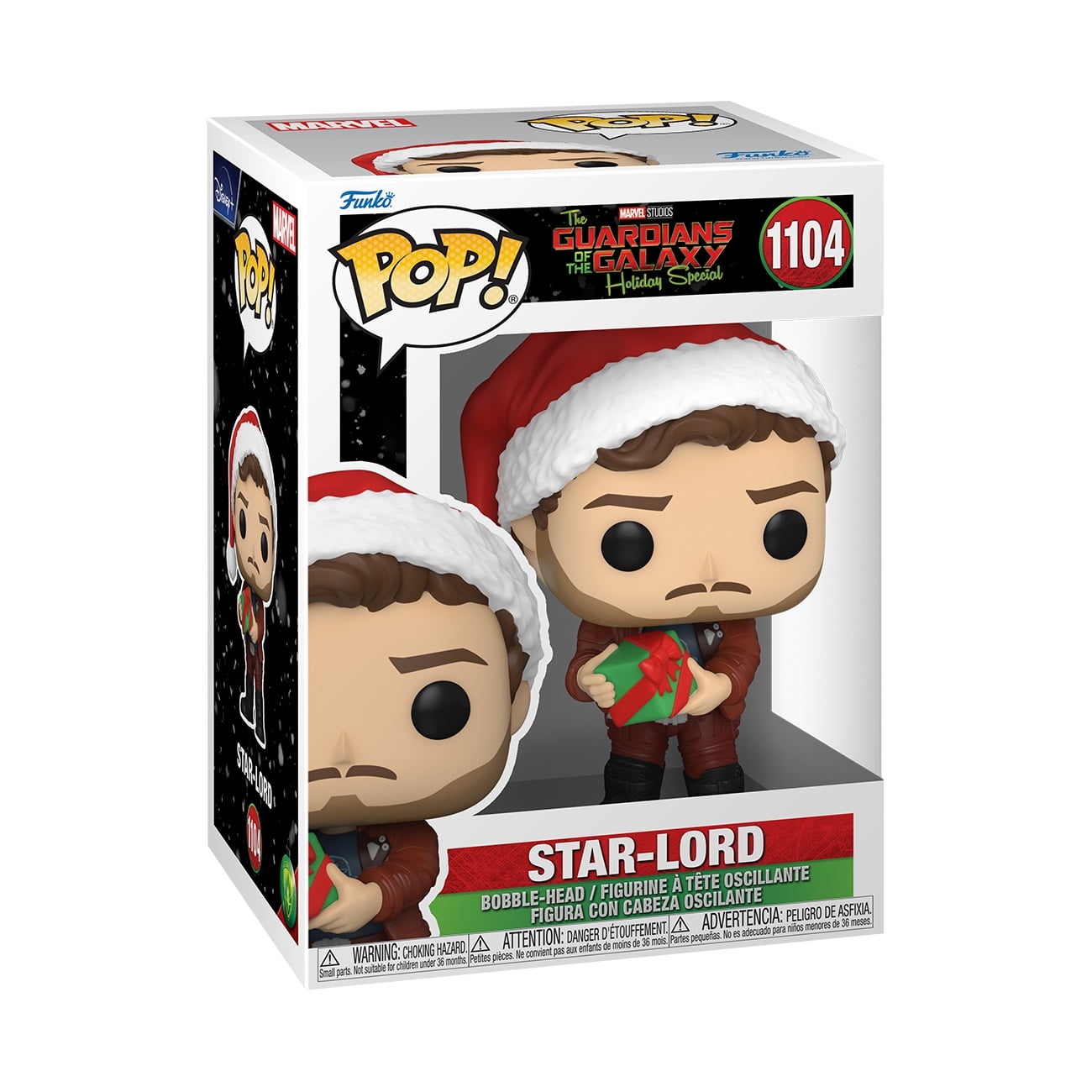 Funko POP! Marvel Star-Lord Vinyl Bobble Head (Gold Chrome) 