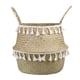 thumbnail image 2 of Cesta plegable tejida para el vientre de almacenamiento de ropa, decorativa para plantas, , sala de estar, baño, Sunnimix  Cesta de almacenamiento de pastos marinos, 2 of 8
