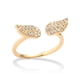 thumbnail image 2 of Anillo Ajustable abierto Qarigey 18K chapado en oro para Boda y Compromiso, 2 of 6