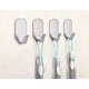 thumbnail image 2 of Small Sticky Hooks For Hanging Extra Strong Self Adhesive Hooks Heavy Duty Stick On Hooks For Walls,wall Hangers Without Nails,pack Of 10, 2 of 5