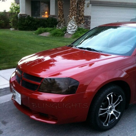 BlingLights Dodge Avenger Smoke Tint Protection Automotive Light Covers