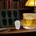 thumbnail image 2 of Shoreew Skull Ice Mold Butt Silicone Ice Cube Mold 6-Cell BPA-Free Ice Cube Maker Dishwasher Safe Ice Mold for Whiskey Cocktails Juice, 2 of 7