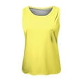 thumbnail image 4 of Tosmy Womens Tank Tops Ladies Solid Color Vest Sleeveless Summer T Shirt Crew Neck Top 2025 Summer Clothes, 4 of 4
