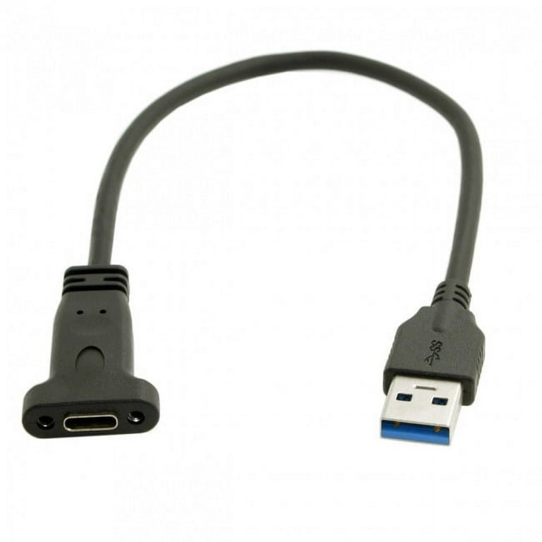 Cable USB 3.1 Tipo C a USB 3.0 Hembra (20cm) VCOM - Yoytec