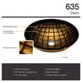 thumbnail image 3 of MR Direct 635 Vessel Sink Ensemble with a Brushed Nickel finish 726 faucet, pop-up drain, and sink ring., 3 of 7