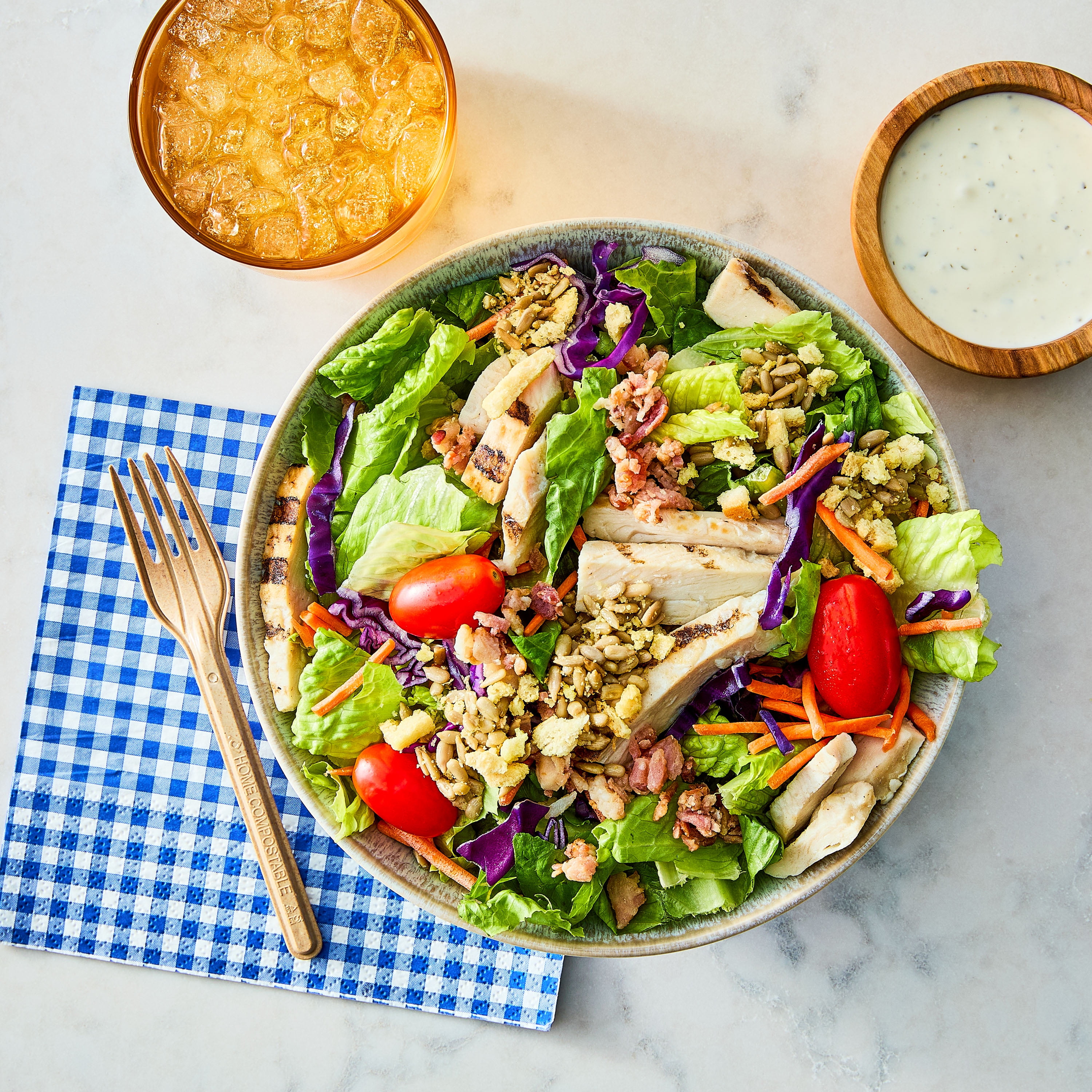 Marketside Farmhouse Salad with Chicken, 12.25 oz Tray (Fresh)