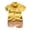 Yellow, variant on Vedolay Short Sets For Boy Kids Hawaiian Outfits For Boys Graphic Print Tee Shirt & Short Set 2Pcs Summer Beach Clothes Set,Blue 2-3 Years