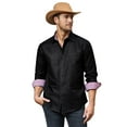 thumbnail image 6 of sogami Men's Long Sleeve Denim Shirts Casual Button Down Shirt with Pocket, 6 of 7