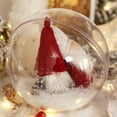 thumbnail image 4 of 5Pcs Transparent Christmas Ball Decoration with Hanging Hole Candy Box Shatterproof Plastic Ball Christmas Halloween Birthday Wedding Decor, 4 of 6