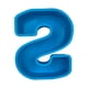 thumbnail image 2 of Molde de letras 3D para resina, jabón y velas - molde flexible de silicona para hornear, azul, de una sola pieza, 2 of 3