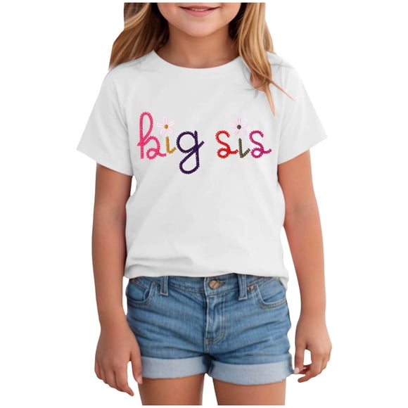 Akiihool Girls Tshirts Girls Western Shirt Cowgirls Embroidered Country Concert T Shirt Graphic Horseback Rider Tassel Fringe Tee Tops (White,2-3 Years)