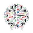 thumbnail image 7 of Kdxio Clock number Print Wall Clock,10 Inch Battery Operated Wall Clocks,Silent Non Ticking Small Analog Clock for Living Room,Office,Home,Bedroom,Kitchen,Bathroom, 7 of 7