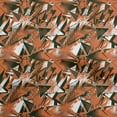 thumbnail image 1 of oneOone Velvet Orange Fabric Abstracts Quilting Supplies Print Sewing Fabric By The Yard 58 Inch Wide, 1 of 5