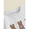thumbnail image 6 of Jaweiwi 2Pcs Baby Boy Easter Outfits  3 6 12 18 24 Months 2T 3T Summer Clothes Set Short Sleeve Bunny Embroidery T-Shirt + Shorts Set Toddler Clothes, 6 of 9