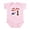 Petal Pink, variant on CafePress - Allstar Baseball First Birthday Infant Bodysuit - Baby Light Bodysuit, Size Newborn - 24 Months
