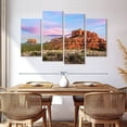 thumbnail image 3 of Elephant Stock Sedona Rock Formations Wall Art - Horizontal Multi Panel Canvas - Living Room Wall Decor - Nature Multi Panel - Blue And Gray Decor By Kenneth Keifer - 68" x 42", 3 of 8