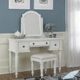 thumbnail image 1 of Home Styles Bermuda Vanité et Banc en Finition Blanche, 1 of 2