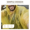 thumbnail image 3 of 10 impermeables desechables portátiles para adultos, impermeables gruesos, ponchos para lluvia al aire libre., 3 of 6