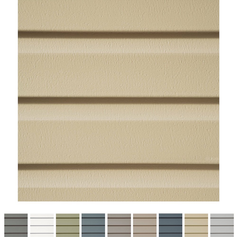 CertainTeed Monogram Horizontal Vinyl Siding (2 Square) Double 5in. Dutchlap Savannah Wicker