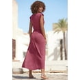 thumbnail image 3 of LASCANA Women's Side Slit Maxi Dress Tassels, 3 of 5