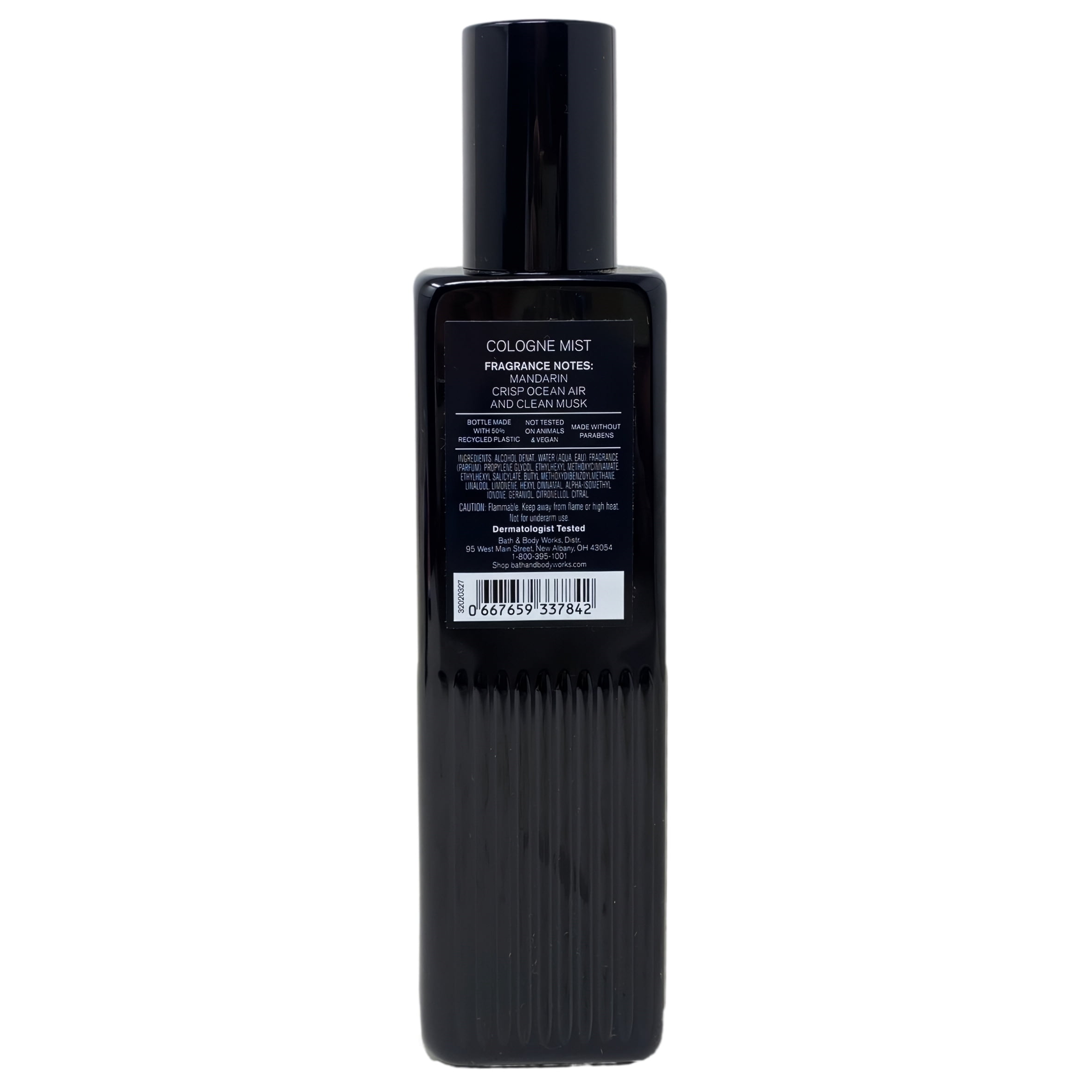 Bath & Body Works Men's Collection Hues of Blue Cologne Mist and Body Wash with a Charcoal Scrub Bar Soap