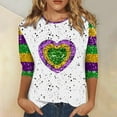 thumbnail image 2 of Shirts for Women Quarter Sleeved Round Neck Lobster Printed T-Shirt Soft Casual Short Sleeve Tee Comfortable Fit for Daily and Vacation Wear M Size Spring Summer Womens Tops, 2 of 4