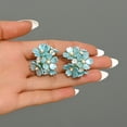 thumbnail image 3 of Sunyuer 14K Gold Plated Little Daisy Earrings Studs for Women Petite Flowers Studs Earrings, 3 of 5
