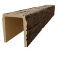 thumbnail image 3 of Ekena Millwork 9 1/2"W x 9 1/2"H x 240"L 3-Sided (U-Beam) Salvaged Timber HeritageTimber Faux Wood Ceiling Beam, Kona Brown, 3 of 12