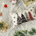 thumbnail image 3 of Sm:)e Winter Christmas Trees Outdoor Throw Pillow Cover 12x20 Inch Set of 2, 3 of 7