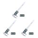 thumbnail image 1 of Scienceny Display Vernier Caliper Electronic 0.2mm Regla de medición Micrómetro Indicador de botón Carpintería portátil Funciona con 3 Type1 NO1, 1 of 6
