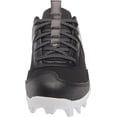 thumbnail image 2 of Under Armour Youth Glyde Rm Molded Fastpitch Softball Cleats Black/Black Medium 12K 12K Medium US/Black|Black, 2 of 8