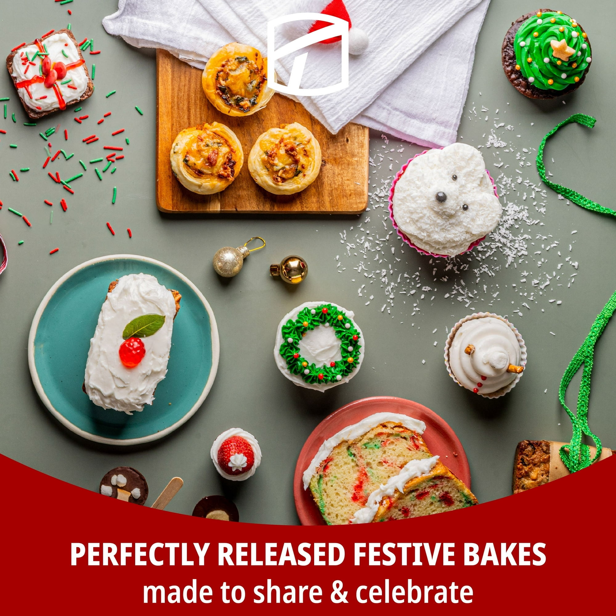 Trudeau Jumbo Reusable Silicone Baking Cups 6ct – For Muffins, Cupcakes, Individual Pies, Rice Krispies Treats, Egg Bites, Mac & Cheese Cups, Tartlets & Fruit Snacks
