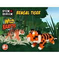 thumbnail image 3 of Pix Brix Wild Kratts Pixel Art Kit Bengal Tiger, 450 Pieces, 3 of 7