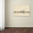 thumbnail image 4 of Trademark Fine Art "Berlin Germany Skyline Sheet Music" Canvas Art by Michael Tompsett, 4 of 4