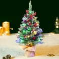 thumbnail image 6 of Mini Christmas Tree Pinecone, 17 Inch Desktop Christmas Decoration, Artificial Pine Cone Tree with Led Lights for Tabletop Holiday Decor, Green Wood and Plastic Festive Ornament, 6 of 7