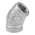 thumbnail image 4 of 304 Cast Stainless Steel Pipe Fitting -45 Degree Elbow G1/4 Female 32mm Length, 4 of 5
