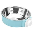 thumbnail image 1 of <p>Hanging Pet Bowl, Reusable Removable Rustproof Crate Dog Bowl Space Saving  For Water Feeder</p>, 1 of 7
