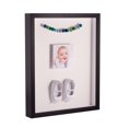 thumbnail image 2 of ArtToFrames 10x10 Inch Shadow Box Picture Frame, with a Satin Black Tall 1 Wide Shadowbox frame and White Mat Backing (4654), 2 of 7