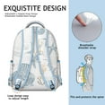 thumbnail image 5 of Lightweight Travel Backpack Featuring Vintage Seashell and Ocean Themes, 5 of 6
