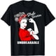 thumbnail image 1 of Playera para Mujer Resistente e Inquebrantable - Conciencia sobre el Accidente Cerebrovascular, 1 of 7