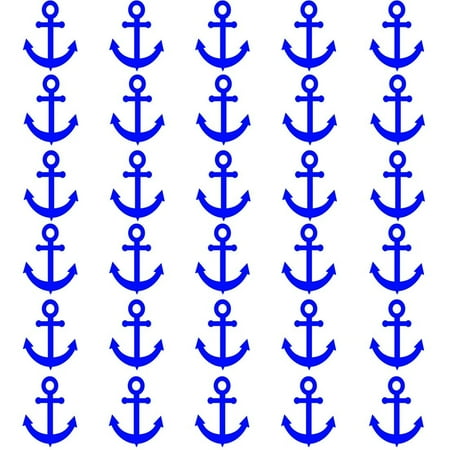Vwaq Sailor Anchor Wall Stickers Nautical Decals 30 Vwaq Sailor Anchor Wall Stickers Nautical Decals 30 Pack Blue
