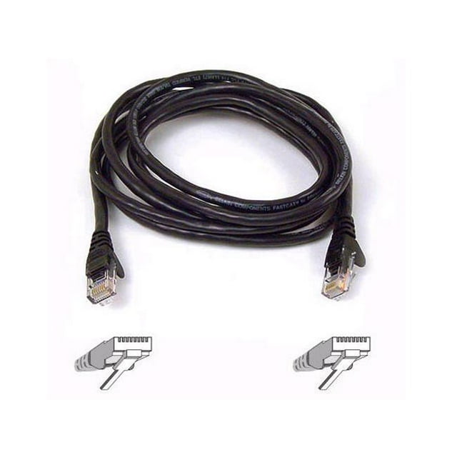 CAT6 patch cable RJ45M/RJ45M 30ft black