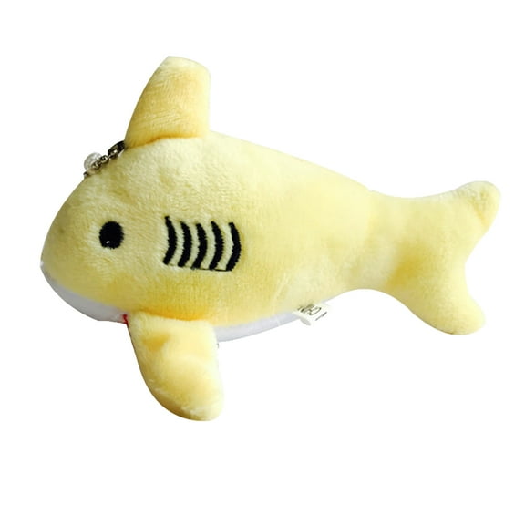 AYYUFE 12cm Shark Plush Stuffed Hanging Doll Key Chain Pendant Bag Gift