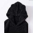 thumbnail image 4 of gakvbuo Sherpa Fuzzy Oversized Hooded Fleece Pullover Sweatshirt For Womens Long Sleeve Casual Loose Fuzzy Hoodies Sweaters Cute Loose Y2K Clothes Fall Pullover Top, 4 of 5