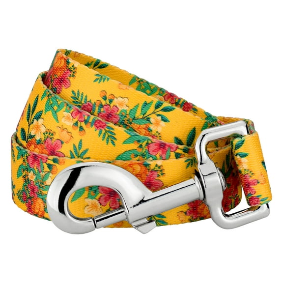 Country Brook Petz® 1 inch Tropical Floral Dog Leash, 4 Foot