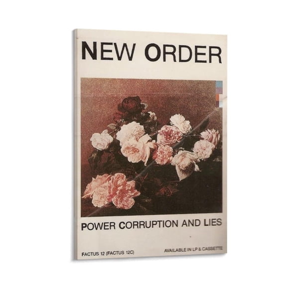 New Order By Power Corruption And Lies (4) Canvas Poster Wall Art Decor Print Picture Paintings for Living Room Bedroom Decoration