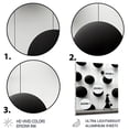 thumbnail image 3 of Designart "Black and White Minimalist woman photo In Black and White"Fashion Metal Wall Art Black Glam Bedroom Wall Art, 3 of 6