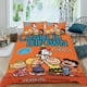 thumbnail image 2 of PEANUTS Conjunto de sábanas temático, trío de piezas, cómodo y amigable con la piel, diseño único, regalo de decoración para el hogar para familiares, amigos y fans,173X218cm, 2 of 6