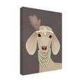thumbnail image 2 of Fab Funky 'Posh White Goat' Canvas Art, 2 of 3
