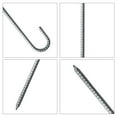 Heavy Duty Metal Stake Ground Rebar Stakes Rebar Tent Stakes J Hook for